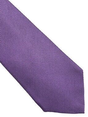 Tom Ford Men's Textured Solid Purple Silk Italian Tie Necktie 3.75 x 60